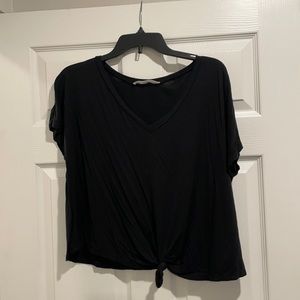 Plain black shirt
